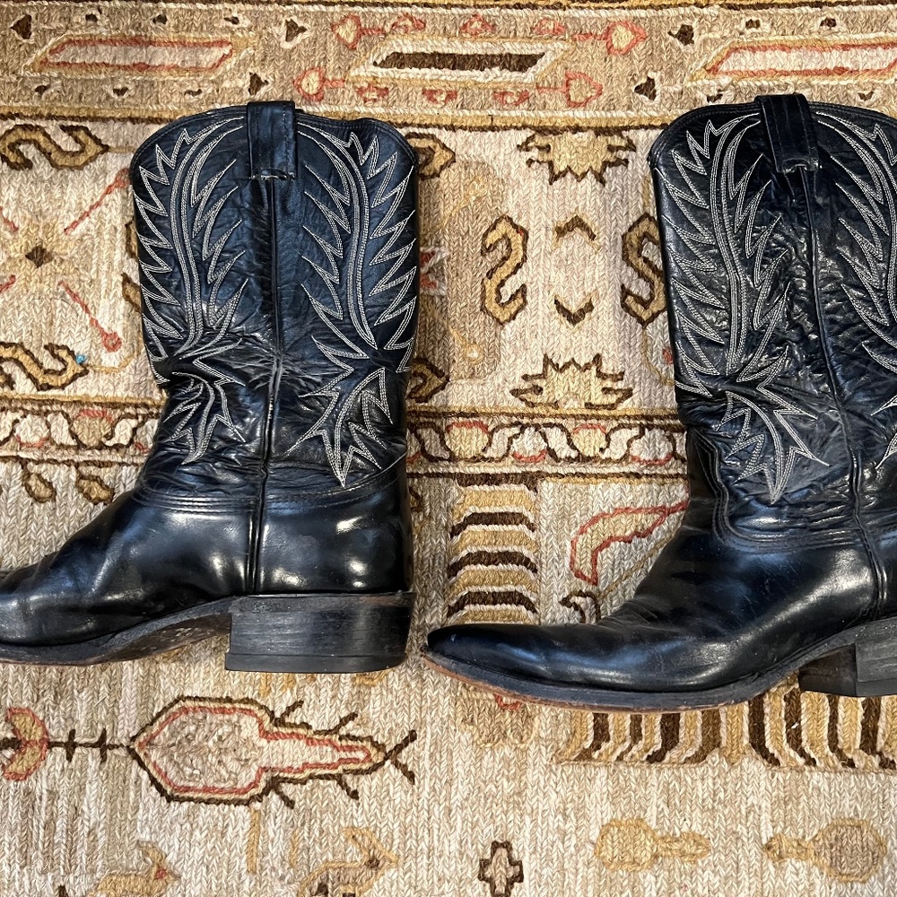 Nocona mens black cowboy boots